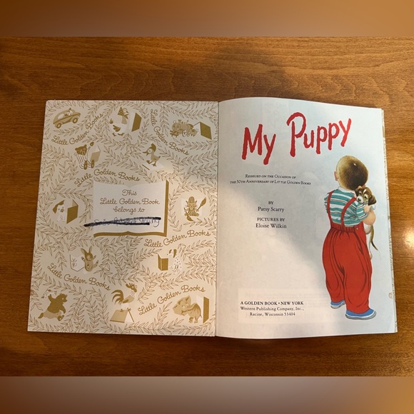 My Puppy Little Golden Book Collectible 1983 Printed in USA - Picture 2 of 6